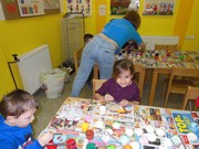 Malování na dřevěné magnetky